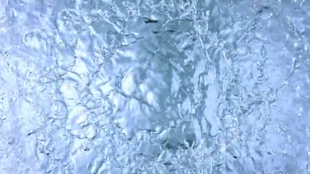 Супер Повільний Рух Абстрактний Знімок Видобування Синьої Води Фоні 1000Fps — стокове відео