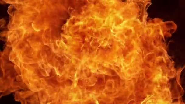 Super Slow Motion Shot Fire Flame Explosion Camera 1000Fps Inglés — Vídeo de stock