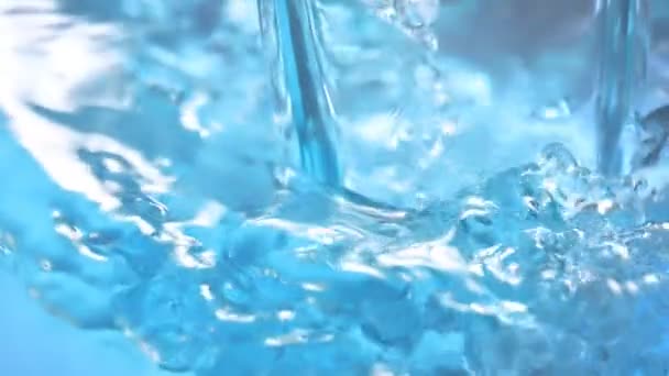 Super Slow Motion Macro Shot Verter Salpicar Agua 1000 Fps — Vídeo de stock
