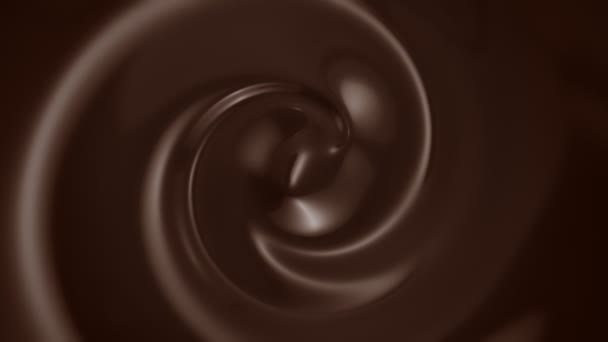 Super Slow Motion Shot Swirling Melted Chocolate 1000Fps Filmado Con — Vídeo de stock
