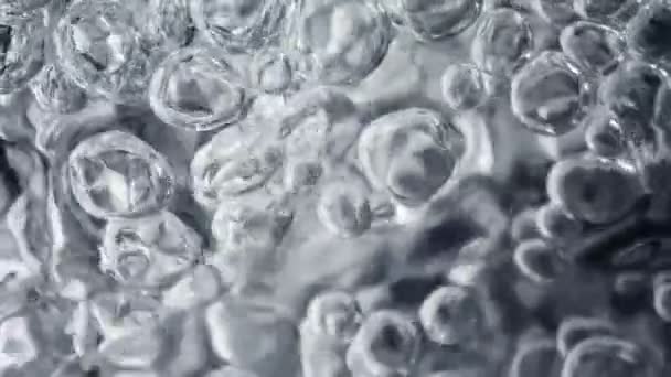 Super Slow Motion Macro Shot Various Bubble Background 1000Fps Съемки — стоковое видео