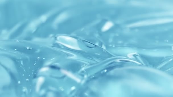 Super Slow Motion Shot Splashing Light Blue Gel Liquid 1000Fps — Vídeo de stock