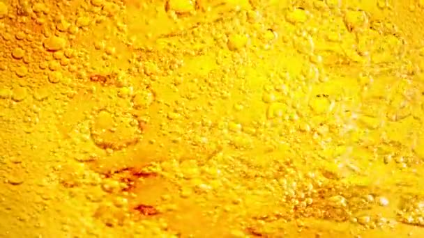 Super Slow Motion Detail Skott Bubblande Lemonad Abstrakt Bakgrund 1000Fps — Stockvideo