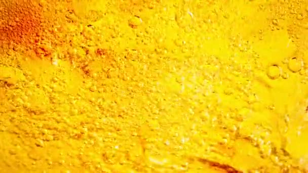 Super Ralenti Détail Prise Vue Bulles Lemonade Fond Abstrait 1000Fps — Video