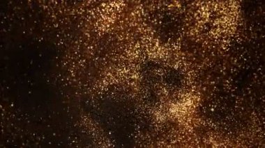 Festivalin Altın Parıldayan Arkaplanı 'nın Süper Yavaş Çekimi, 1000fps' te. 4K Çözünürlükte Yüksek Hız Sinema Kamerası ile Çekim.