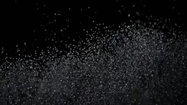 Super Ralenti Prise Vue Fond Abstrait Charbon Scintillant 1000Fps Filmé — Video