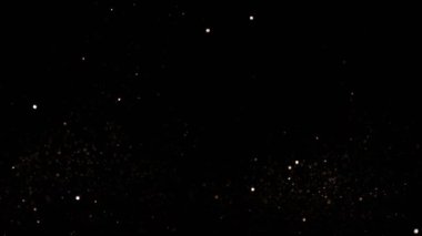 Festivalin Altın Parıldayan Arkaplanı 'nın Süper Yavaş Çekimi, 1000fps' te. 4K Çözünürlükte Yüksek Hız Sinema Kamerası ile Çekim.