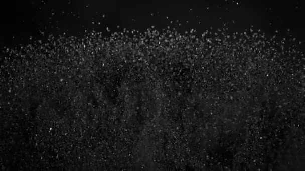 Super Slow Motion Shot Van Abstracte Glinsterende Steenkoolachtergrond Bij 1000Fps Rechtenvrije Stockvideo's