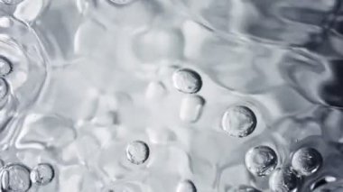 Süper Yavaş Çekim Makro Çekim Çeşitli Kabarcık Arkaplanı, 1000fps. Yüksek hızlı sinema kamerasıyla çekildi, 4K.