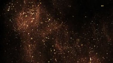 Festivalin Altın Parıldayan Arkaplanı 'nın Süper Yavaş Çekimi, 1000fps' te. 4K Çözünürlükte Yüksek Hız Sinema Kamerası ile Çekim.