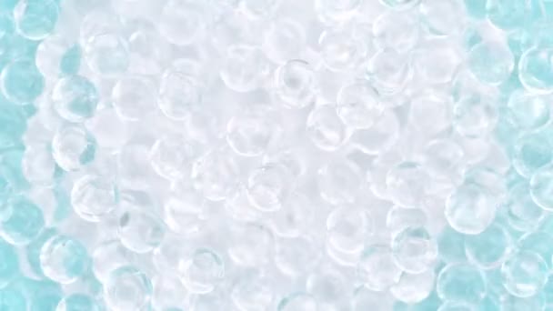 Super Slow Motion Shot Bumping Transparent Balls 1000Fps Filmed High — Stock Video