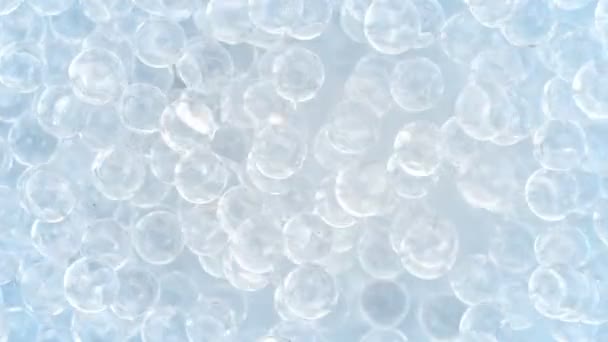 Super Slow Motion Shot Bumping Transparent Balls 1000Fps Inglês Filmado — Vídeo de Stock