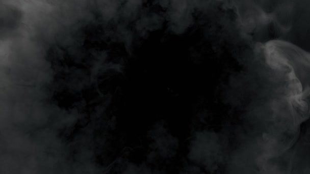Slow Motion Shot Abstract Smoke Background Copy Space Inglês Filmado — Vídeo de Stock