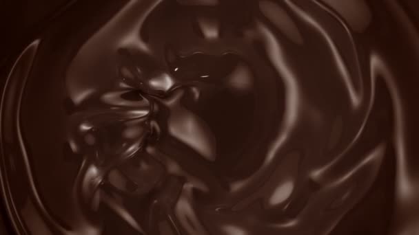 Szuper Lassú Mozgású Forgó Olvadt Csokoládé 1000Fps Fényképezte High Speed — Stock videók