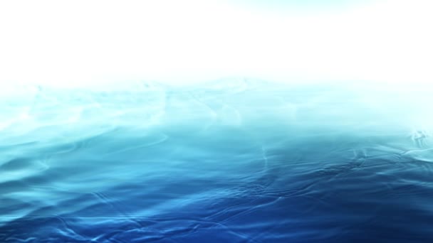 Super Slow Motion Shot Waving Blue Water Surface 1000 Fps — Stock videók