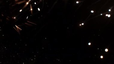 Altın Pırıltı Festivalinin Süper Yavaş Çekimi, 1000fps 'de. Yüksek Hız Sinema Kamerası, 4K.