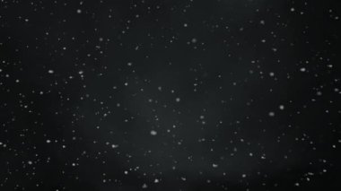 Düşen Kar ve Sis 'in Süper Yavaş Çekimi 1000 fp' de Kara 'da izole edildi.