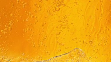 Suda Dalgalanan Yağ Çekiminin Süper Yavaş Çekimi. Yüksek Hız Sinema Kamerası, 4K.