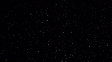 Super Slow Motion Real Rain Drops Kara Arkaplana Düşüyor, 1000fps Overlay Video. Yüksek Hız Sinema Kamerası, 4k.