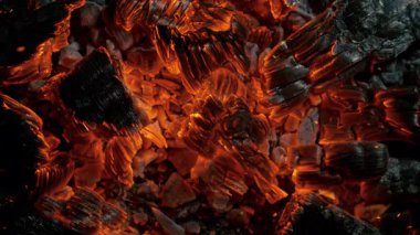 Parlayan Közlerin Süper Yavaş Hareketi ve Kıvılcımlar, 1000fps. Yüksek Hız Sinema Kamerası, 4k.