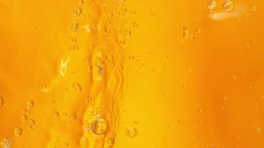 Suda Dalgalanan Yağ Çekiminin Süper Yavaş Çekimi. Yüksek Hız Sinema Kamerası, 4K.