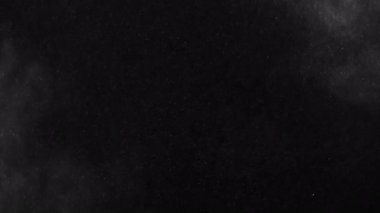 Süper Yavaş Hareket Toz Parçacıkları Havada Yüzüyor, Atmosferik Kaplama 1000fps. Yüksek Hız Sinema Kamerası, 4K.