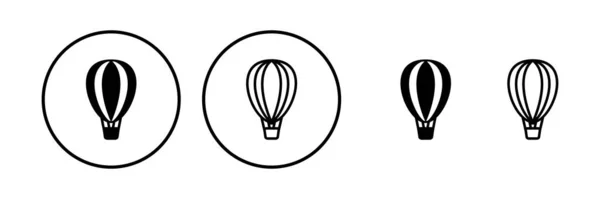 Vecteur Icône Ballon Icône Ballon Air Isolé — Image vectorielle