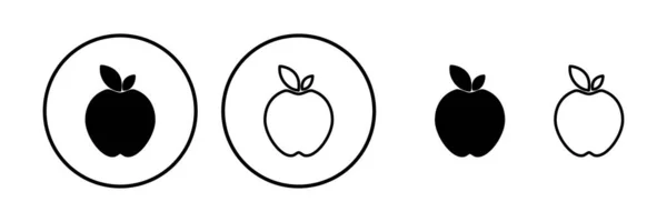 Διανυσματική Εικόνα Apple Σύμβολο Μήλου — Διανυσματικό Αρχείο