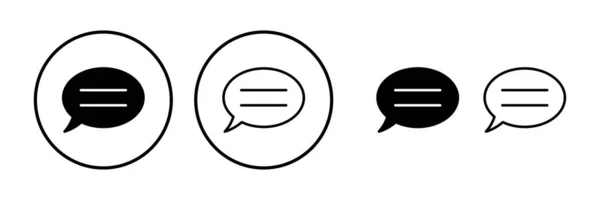 Διανυσματική Εικόνα Συνομιλίας Εικονίδιο Συνομιλίας Μοντέρνο Επίπεδο Στυλ Απομονωμένο Σύμβολο — Διανυσματικό Αρχείο