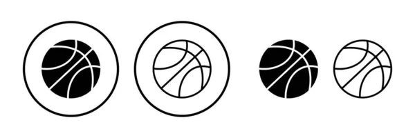Basketball Ikone Basketball Logo Vektor Symbol — Stockvektor