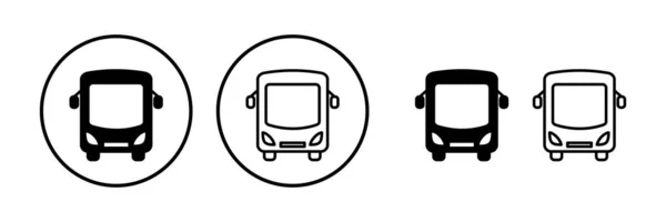 Bus Icon Vector Autobuz Vector Icon — Vector de stoc