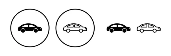 Car Icon Vector Car Sign Sedan — Stock Vector