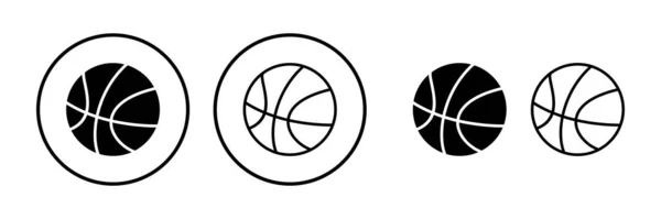 Basketball Icon Vector Basketball Logo Vector Icon — Stock Vector