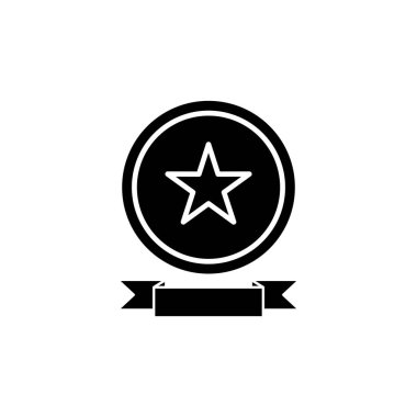 Simge vektörüne ulaş. Madalya ikon vektörü. Ödül. Sertifika