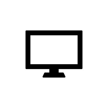 Bilgisayar simgesi vektörü. bilgisayar izleme simgesi.