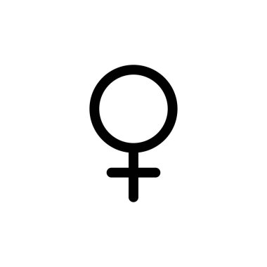 Kadın ikon vektörü. Tuvalet simgesi. Tuvalet tabelası. cinsiyet