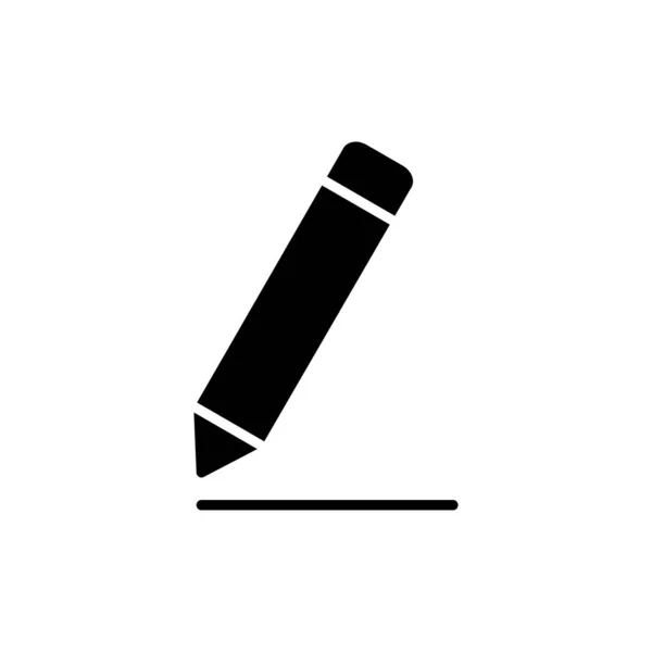 Edit Icon Vector Edit Document Sign Symbol Pencil — Stock Vector