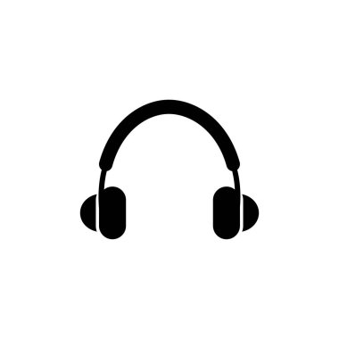 Kulaklık ikonu vektörü. Kulaklık ikonu. kulaklık