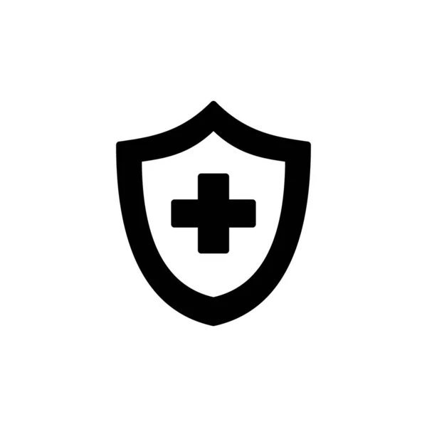 Vettore Icone Dell Assicurazione Sanitaria Icona Assicurazione Medica — Vettoriale Stock