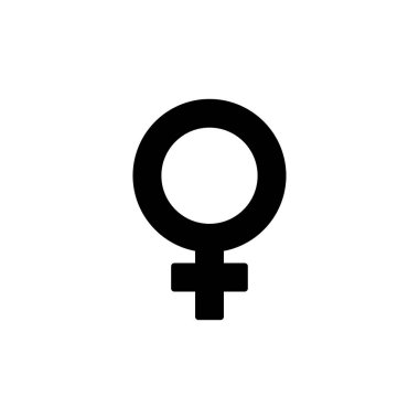 Kadın ikon vektörü. Tuvalet simgesi. Tuvalet tabelası. cinsiyet