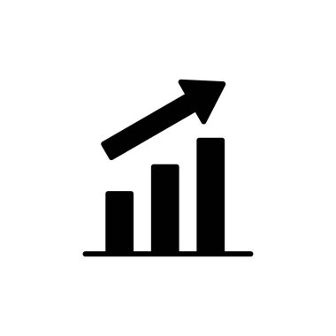 Grafik simgesi vektörü büyüyor. Grafik simgesi. Grafik Simgesi