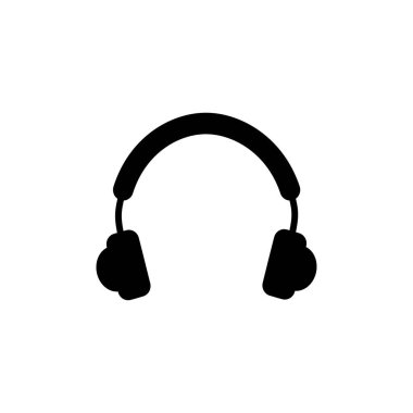 Kulaklık ikonu vektörü. Kulaklık ikonu. kulaklık