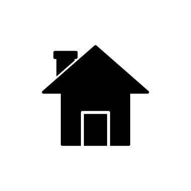 Ev simgesi vektörü. Ev vektörü simgesi