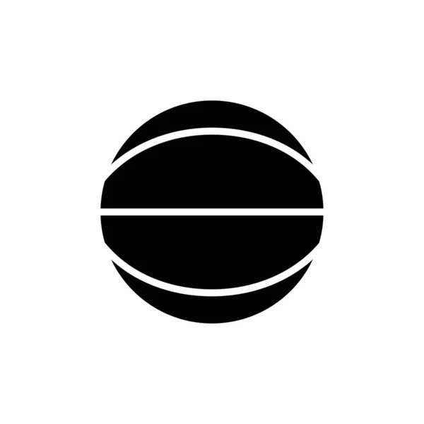 Basketbol Ikonu Vektörü Basketbol Logo Vektör Simgesi — Stok Vektör