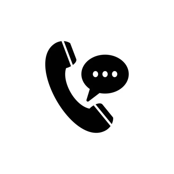 Κλήση Διάνυσμα Εικονίδιο Διάνυσμα Εικονιδίου Τηλεφώνου — Διανυσματικό Αρχείο