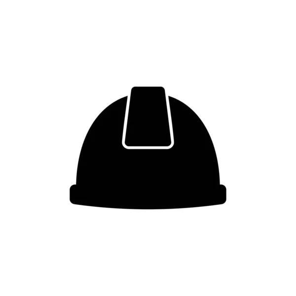 Helm Symbol Vektor Schutzhelm Ikone — Stockvektor