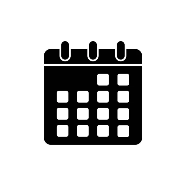 Wektor Ikon Kalendarza Symbol Kalendarza — Wektor stockowy
