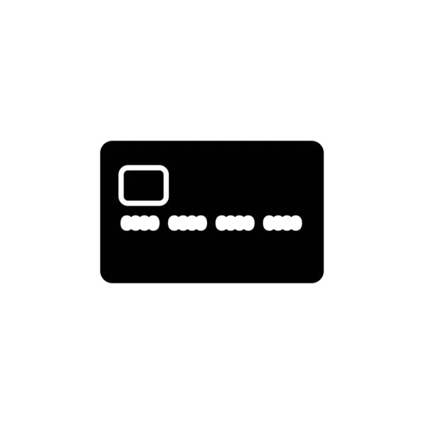 Вектор Значка Кредитной Карты Значок Оплаты Значок Дебетовой Оплаты — стоковый вектор