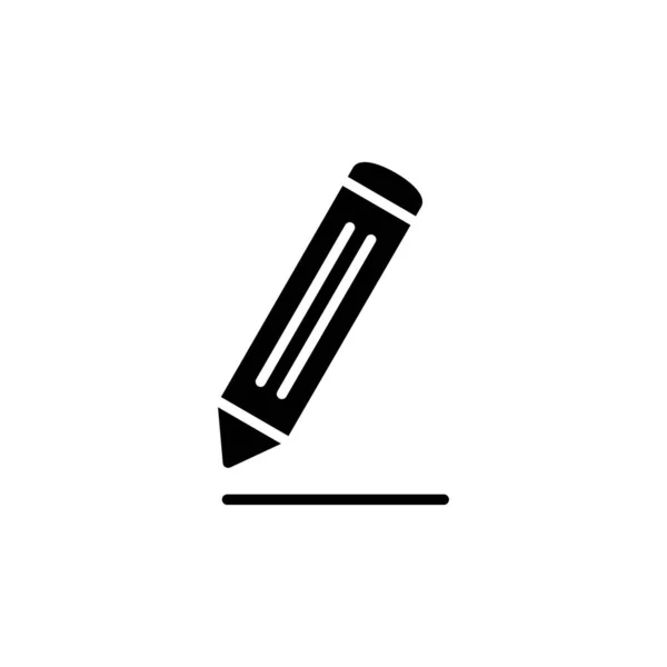Upravit Vektor Ikon Upravit Znak Symbol Dokumentu Tužka — Stockový vektor