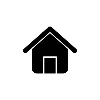 Ev simgesi vektörü. Ev vektörü simgesi